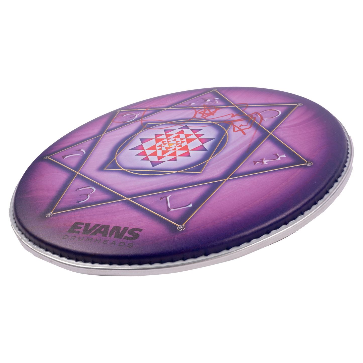 Signed Purple Drumhead