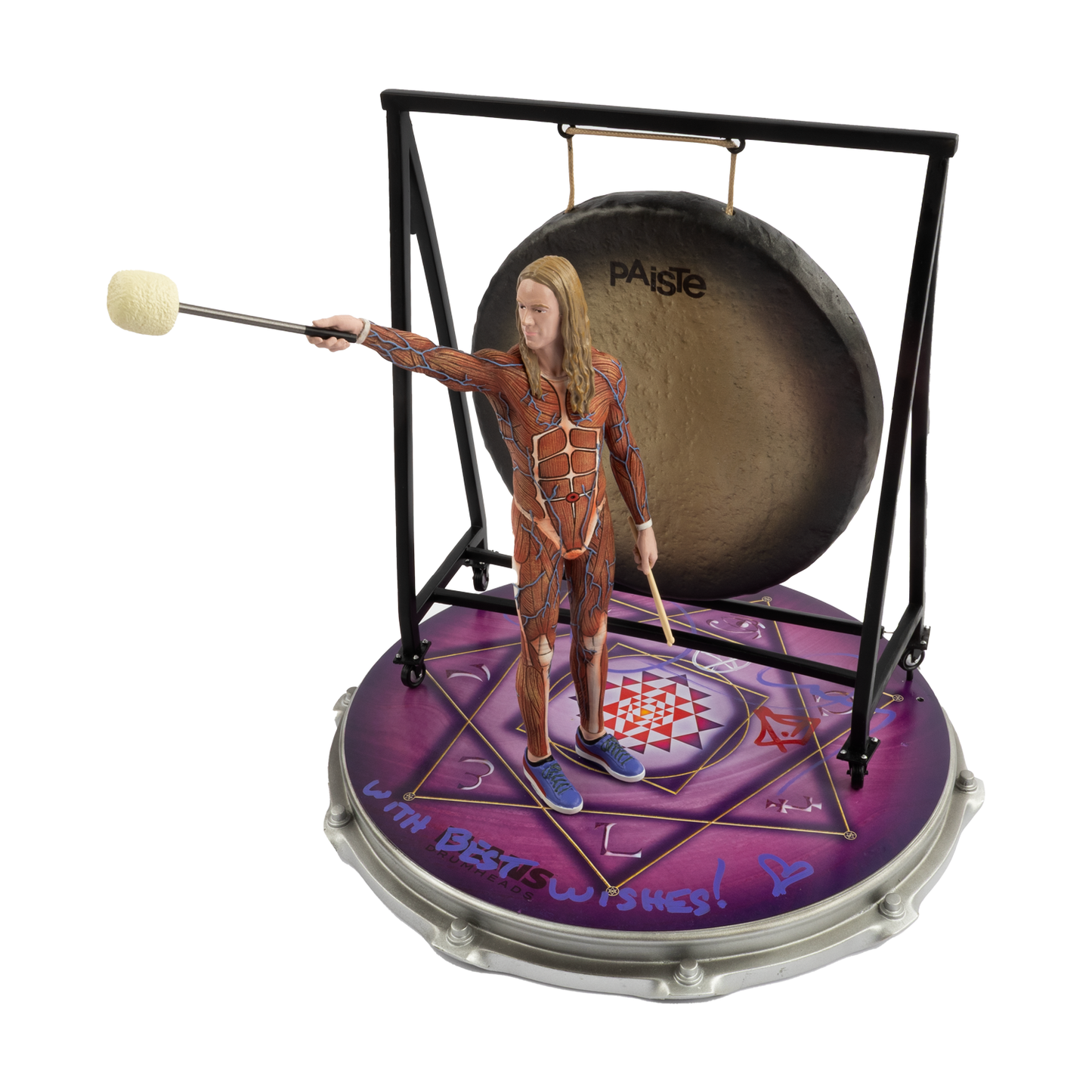 Danny Carey x KnuckleBonz - Muscle Statue (Signed with doodle/note)