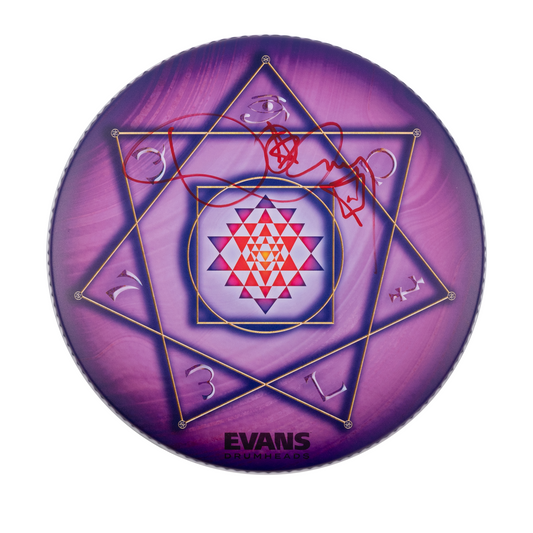 Signed Purple Drumhead