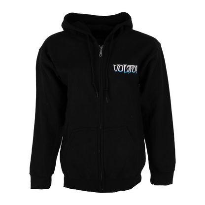 Volto - Black Zip Up Hoodie (totem)
