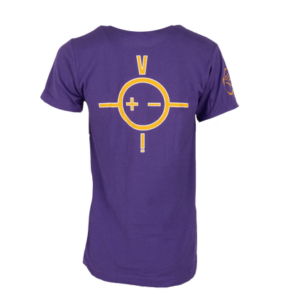 Yellow Volto Logo Purple Women's Tee