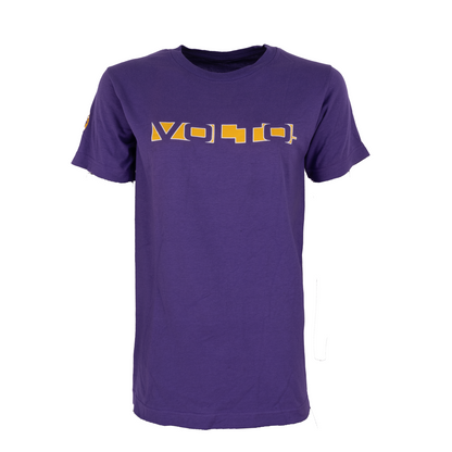 Yellow Volto Logo Purple Women's Tee